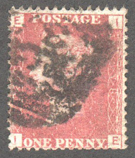 Great Britain Scott 33 Used Plate 78 - IE - Click Image to Close
